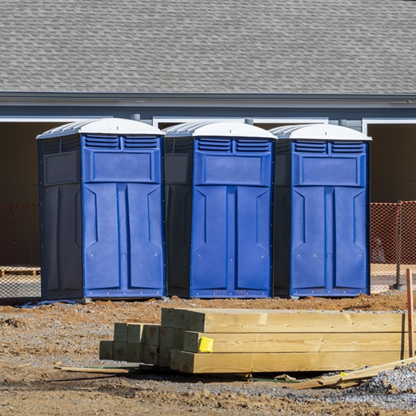 how do you ensure the portable restrooms are secure and safe from vandalism during an event in Port Huron MI